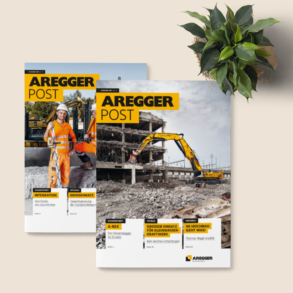 Website & Magazin: Aregger AG