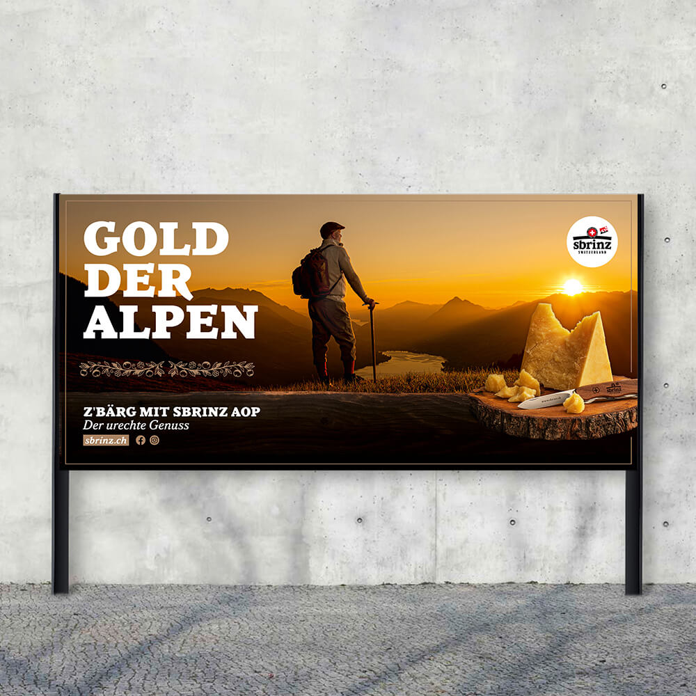 Werbekampagne: Gold der Alpen, Luzern