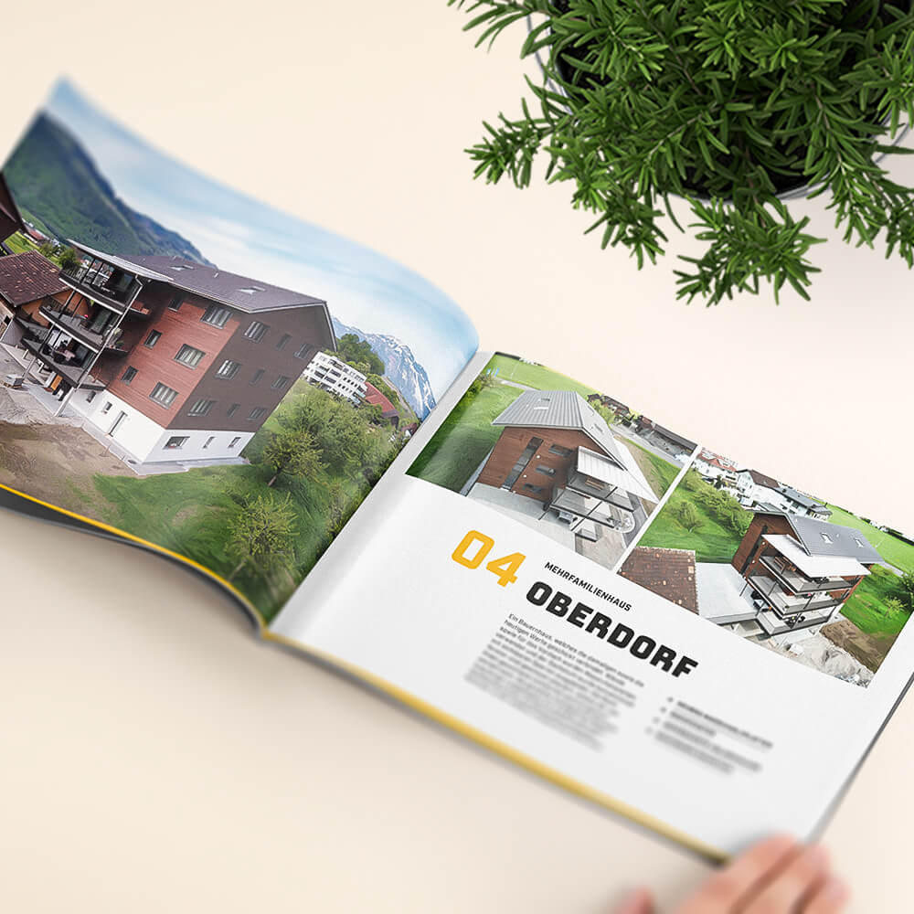Corporate Design & Broschüre: Holzbau Niederberger AG