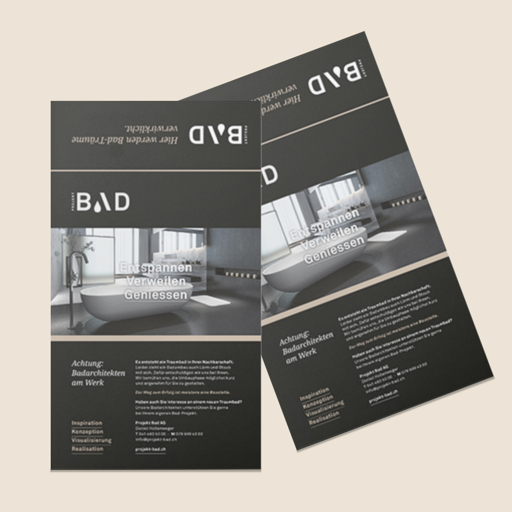 Corporate Design: Projekt Bad